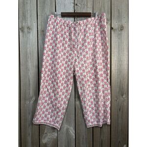 Ella Simone Floral Cotton Capri Pants 🌸 Boho Cottagecore India Made